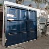 Novoferm Georgian Split Side Hinged Garage Door in RAL 5011 Steel Blue