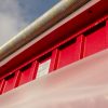 Garador Carlton Vertically Ribbed Garage Door in Red