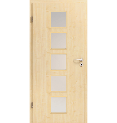 Hormann BaseLine real wood maple veneer glazed