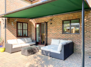 Markilux Fully Automated Pergola Finished in Green & Installed in Billericay By Our Sidcup Branch. 