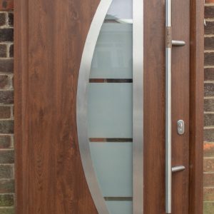 Hormann ThermoPro TPS 900 in Dark Oak Decograin