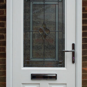 Rockdoor Windsor LH Opening Inwards in White Woodgrain