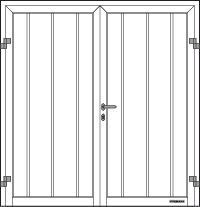 Hormann Vertical M-Ribbed