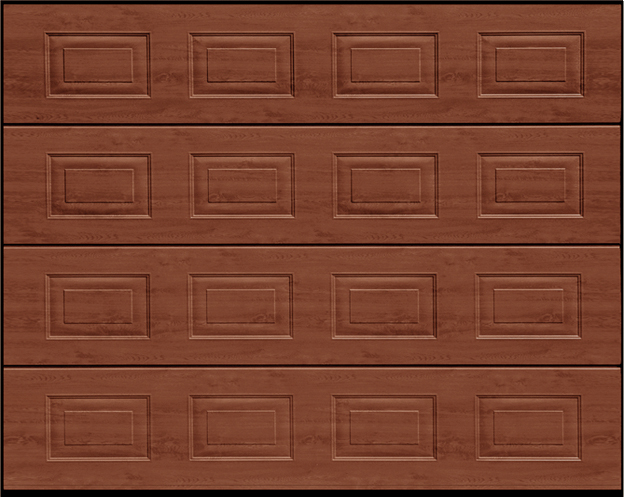 Horman Sectional Panelled Decograin Rosewood