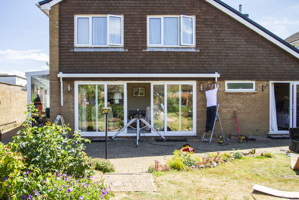 markilux mx-3 patio awning Hemel Hempstead installation