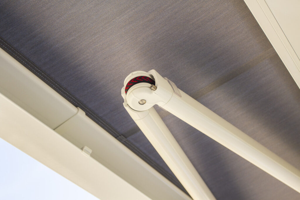 markilux mx-3 patio awning arm detail