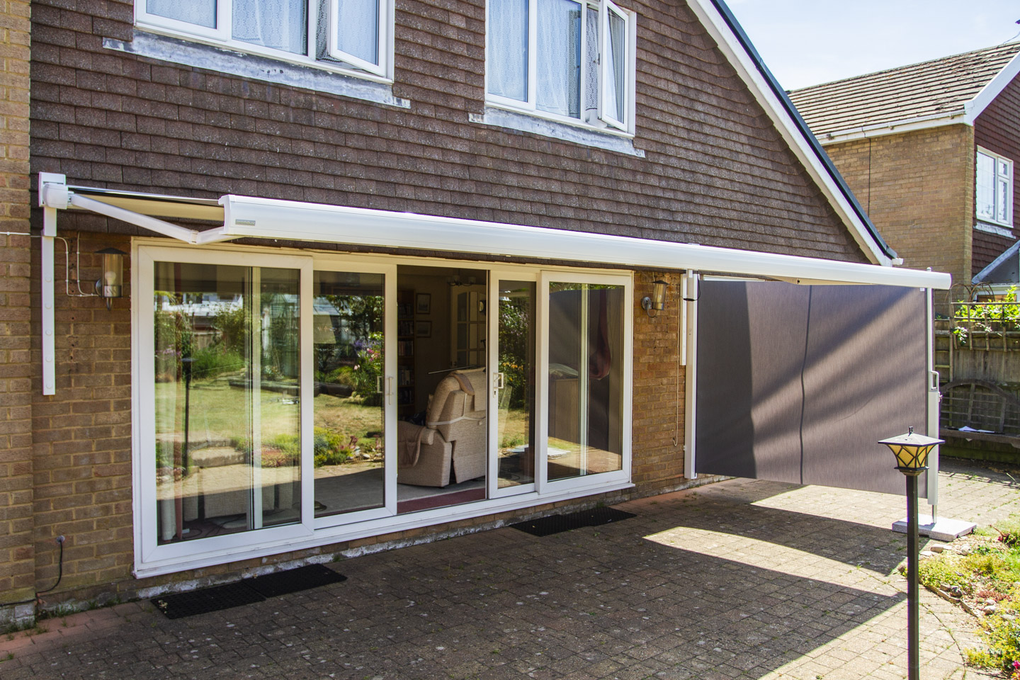 markilux mx-3 patio awning Hemel Hempstead with markilux 790 side screen