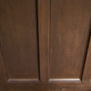 Apex Devon Tudor Up-and-Over Garage Door Panel in Dark Oak