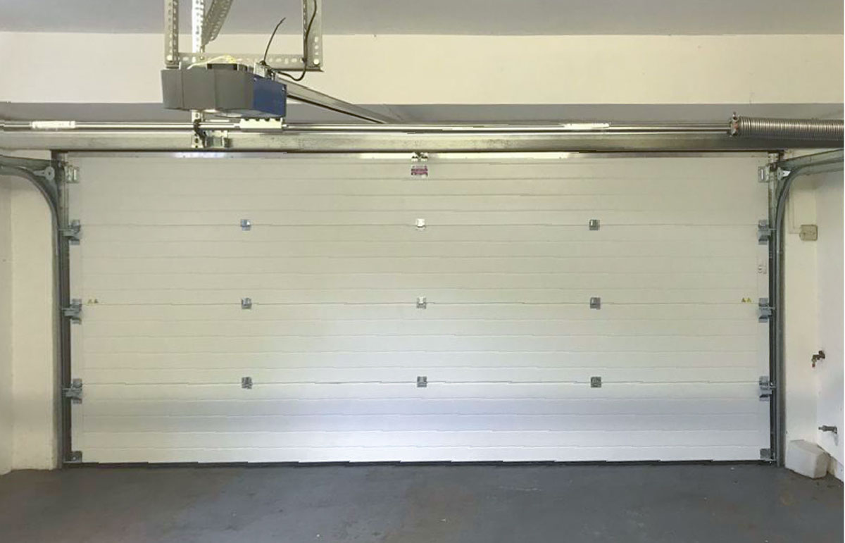 Access Garage Doors | An SWS Sectional Compact finished in White