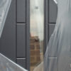 Rockdoor Vermont LH Opening Inwards with Quadra Glass + S-Lite in Anthracite