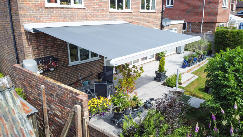 Markilux MX1 Designer Awning with Full Cassette in Metallic Aluminium